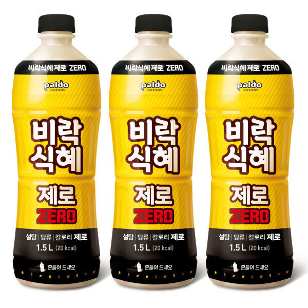 팔도 비락식혜 제로 1.5펫 x 4개