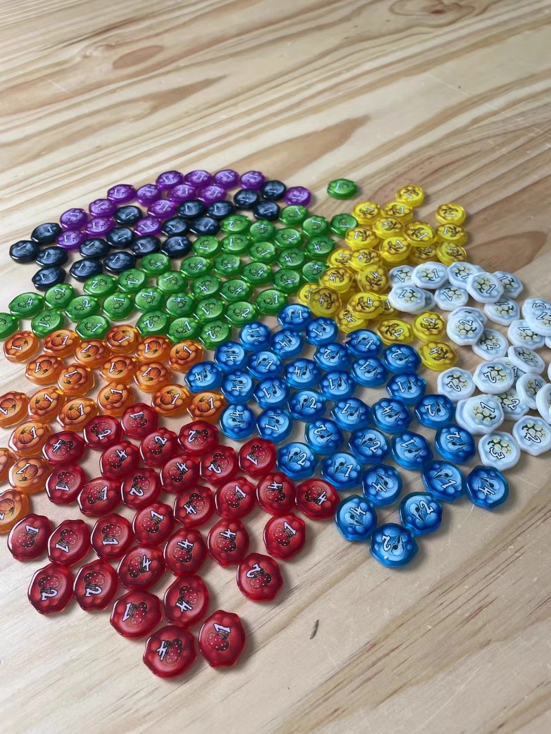 돌팔이 약장수 보드게임 토큰 확장 포함 아크릴 긱 컴포넌트 - 본판세트(4인)