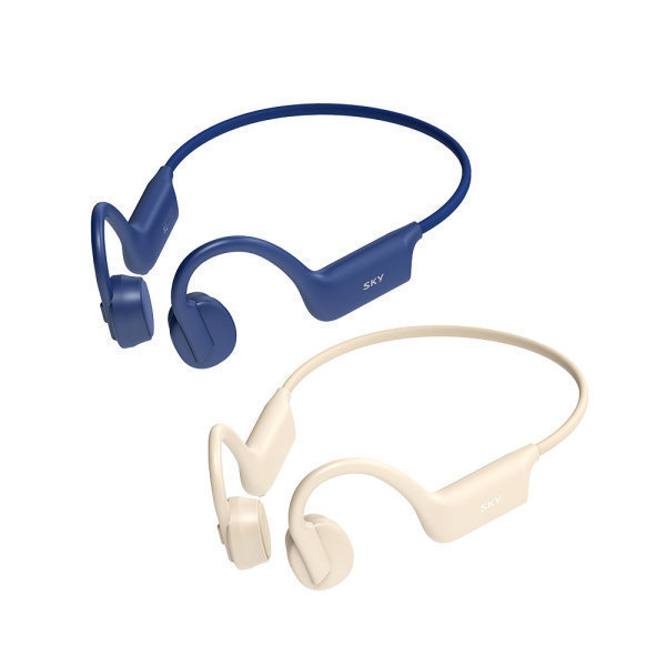 [브랜즈컴퍼니]스카이 핏 바이브 방수 블루투스 5.4 골전도 이어폰 VB20 오픈형 길이조절 밴드 증정