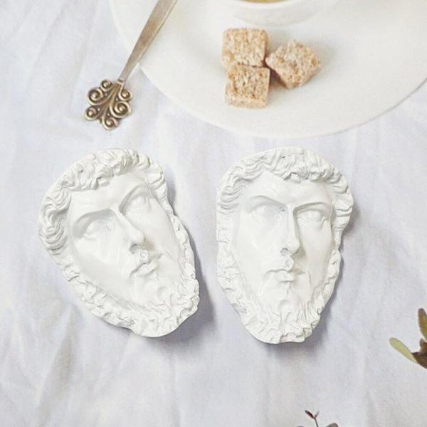 [오늘출발] 얼굴 모형 조각상 미니 자석 루키우스 대환면 석고상 흉상 냉장고 할일 메모 고정 마그넷