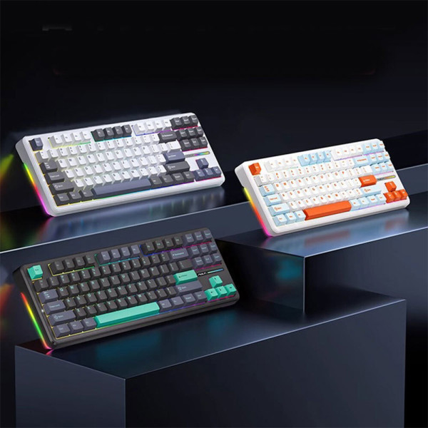 AULA 시리즈 기계식 객제화 게이밍 키보드 F87 PRO / F87 RGB효과 GASKET구조