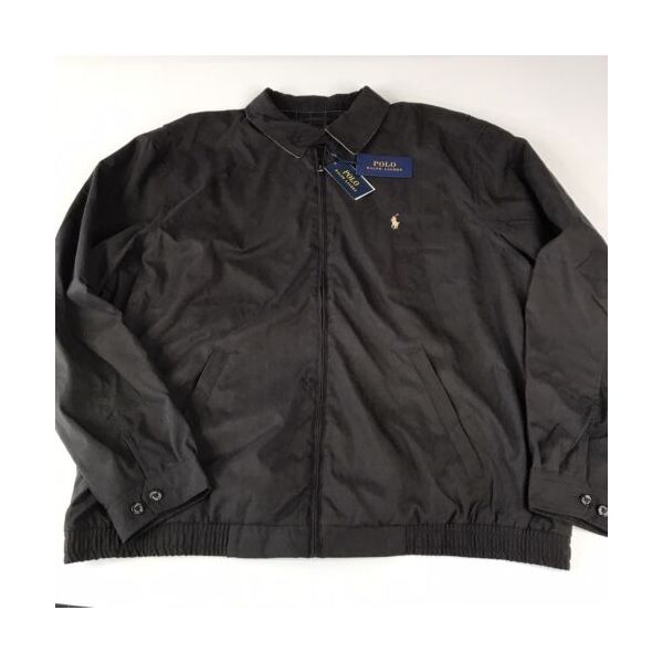 [오늘출발] 폴로 랄프 로렌 블랙 남성 바이스윙 지퍼 재킷/윈드브레이커 코트 2XLT- Tall Polo Ralph Lauren Bi-Swing