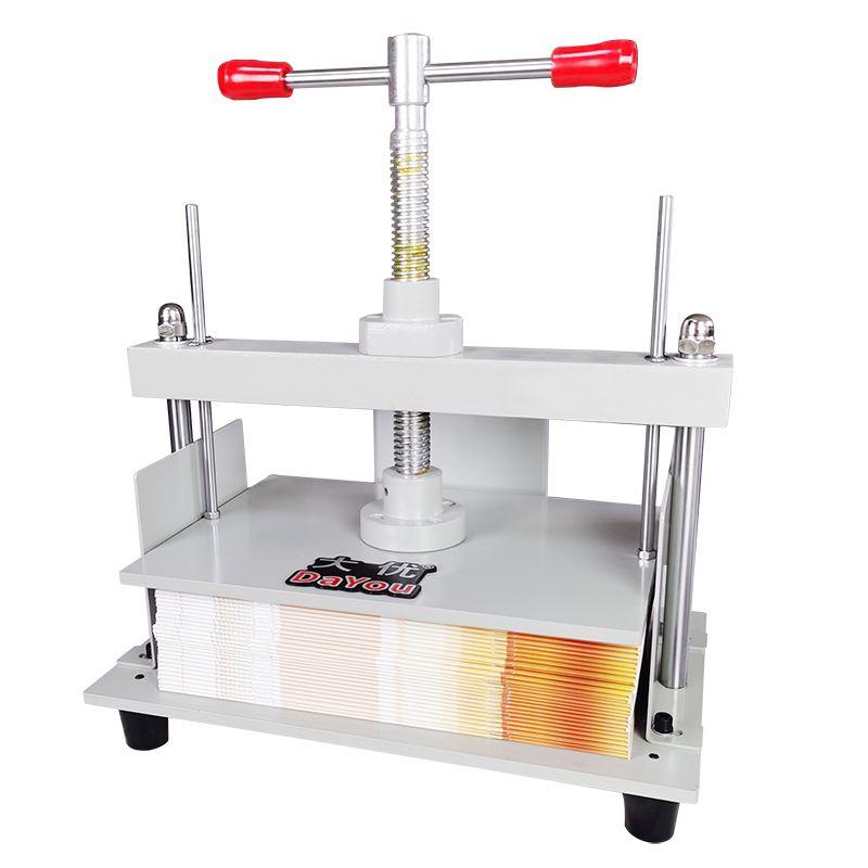 수동 종이 평탄화 금융 상품권 책자 압착기 지폐 압축 누름기