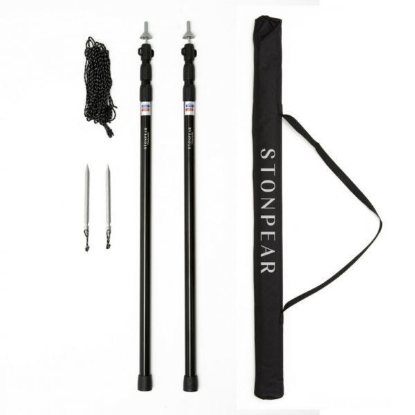 타프폴대 슬라이딩 슬라이드폴대 텐트 타프 폴대 세트 사이드 가방 슬라이드 2개 풀세트