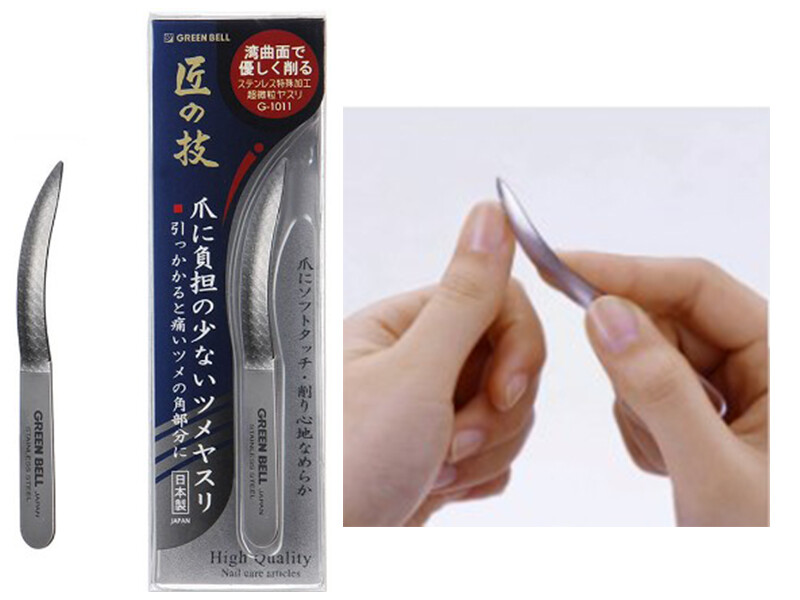 [오늘출발] 그린벨 일본 그린벨 G-1011 장인의 기술 匠の技 손톱에 부담이 적은  손톱줄(야스리)  당일4시발송마감