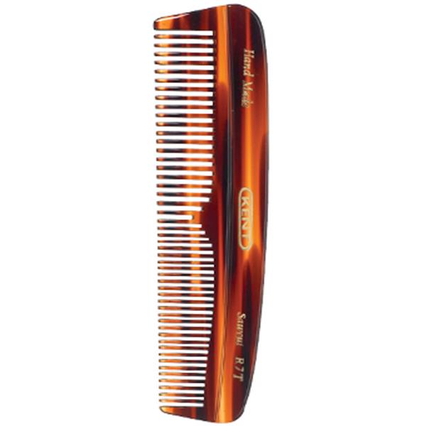 [에스아이]켄트(브러시) 영국 켄트 브러쉬 R7T 핸드메이드 포켓 콤(하프코스/파인) 130mm 커트빗 휴대용빗 미용실빗 가르마빗 이발