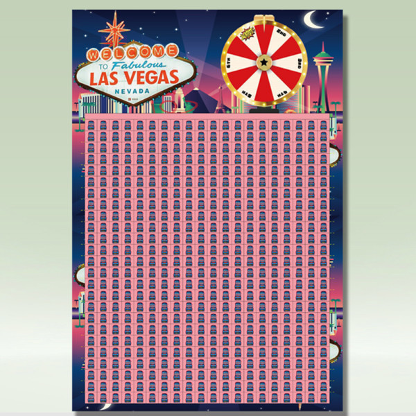 [오늘출발]종이뽑기 뽑기판 칭찬 랜덤뽑기 뽑기제작  A3보다 더 큰 추억의뽑기 라스베가스 500개