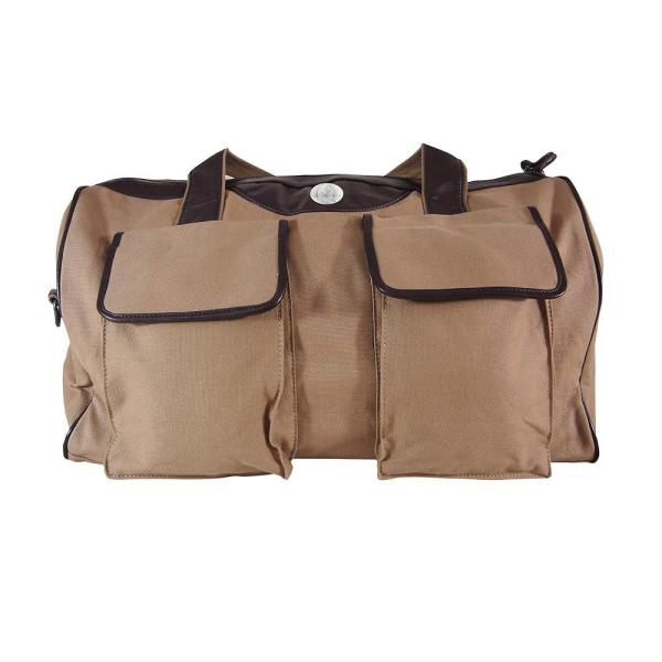 NCAA 플로리다 주 세미놀 남성용 캔버스 콘초 더플 백 카키 원 사이즈