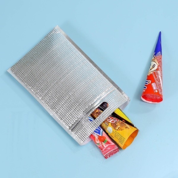 [오늘출발] 손잡이 보냉팩 20x30cm 15개 은박 지퍼백 일회용 보온 보냉 주머니 파우치 백 봉투 도시락 보냉백 보온팩