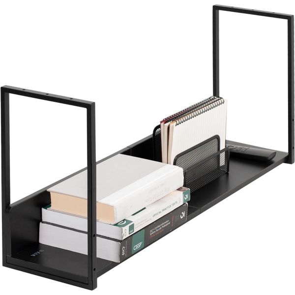 VIVO 책상 밑 30 x 7인치 수납 선반 용품 게임 기기 등을 위한 사무용 액세서리 홀더 워크스테이션 정리기