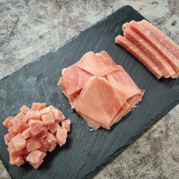 [오늘출발]힐링미트 국내산 후지 뒷다리살 통 다짐육 제육용 카레용 탕수육용 500g