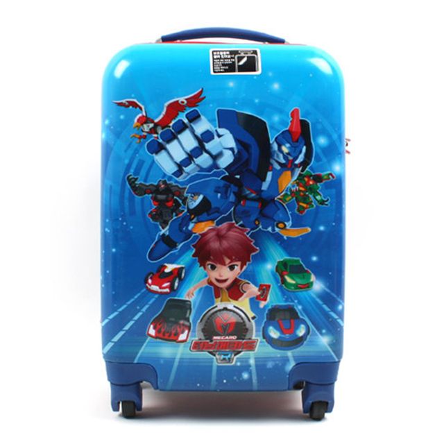 키즈나라_터닝메카드 배틀 캐리어 19사이즈 캐릭터 소형 경량 트렁크 미니 작은 가방 무게 기내용 여행