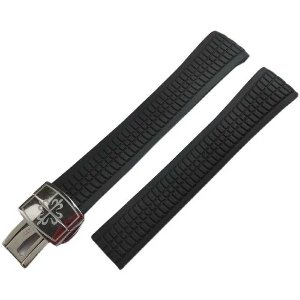 [호환] 파텍 필립 호환 밴드 시계 스트랩 아쿠아넛 버클 러버