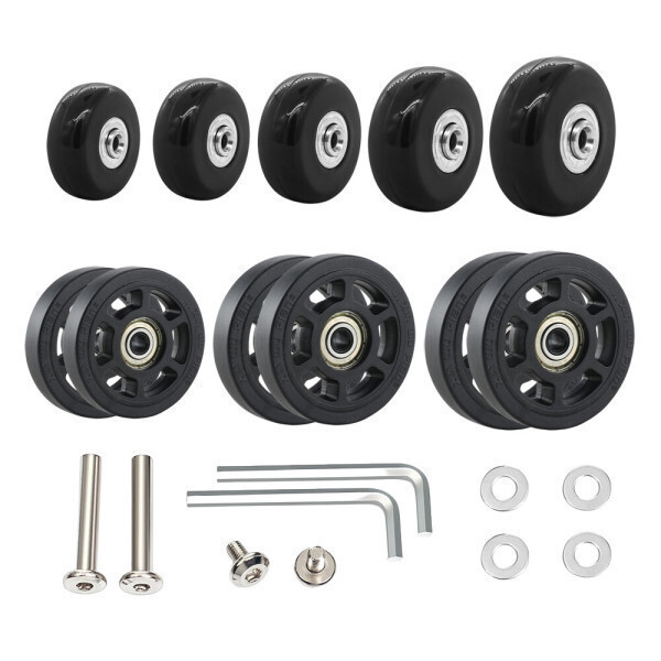 [오늘출발] 무소음 우레탄 캐리어 바퀴 교체 여행가방 휠 DIY 수리