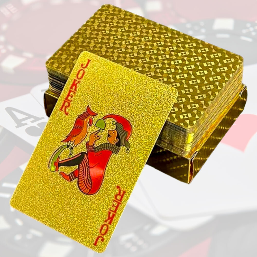 [오늘출발] 고급칼라 포커 포카 트럼프카드 골드