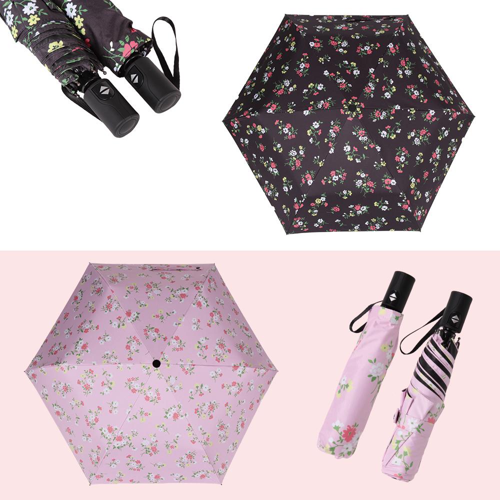 [오늘출발]플라워즈 미니 3단 완전자동우양산 협립 튼튼한  브랜드 정품케이스 무료제공