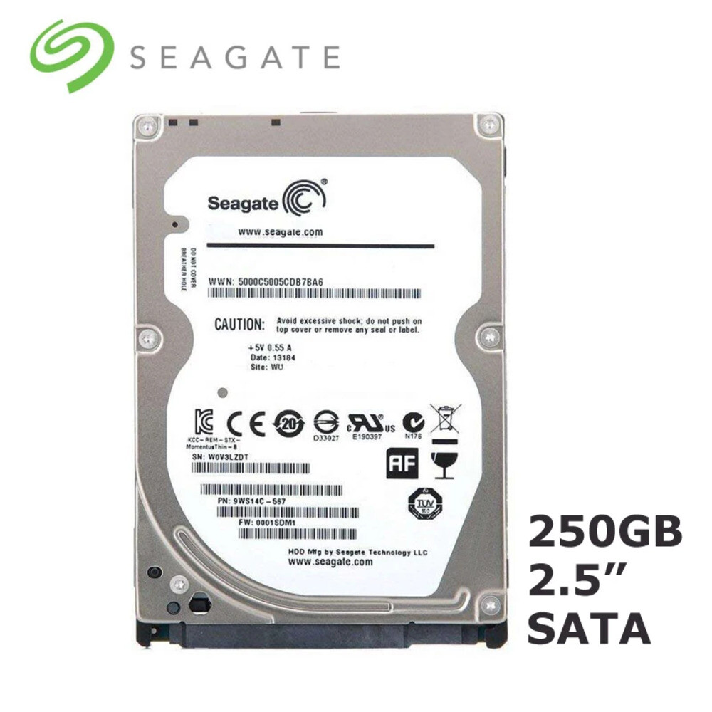 [호환] 호환 씨게이트 Sata2-Sata3 노트북 내장 하드 디스크 드라이브 2.5 인치 250GB 2MB 8MB 5400RPM-7200RPM 16