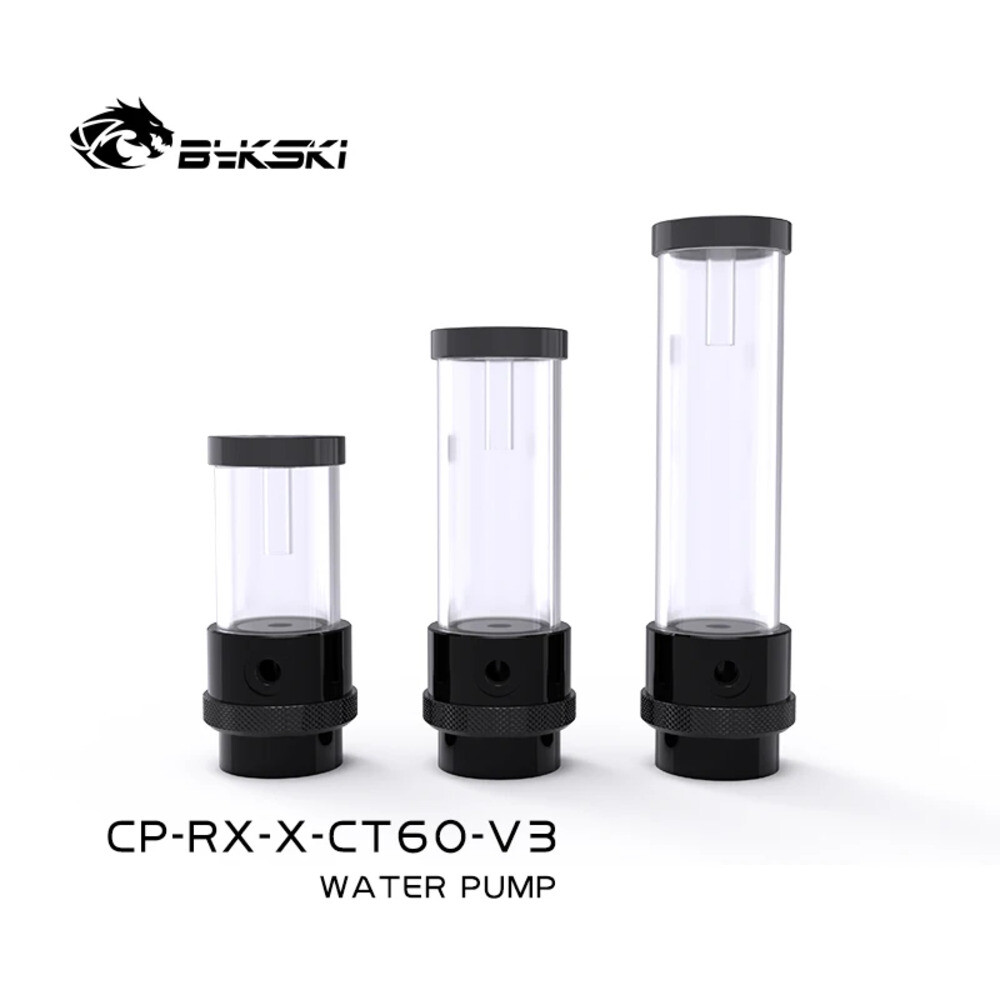 [호환] 호환 Bykski CP-RX-X-CT60-V3 DDC 콤보 POM 펌프  저수지 최대 유량 리프트 4 미터 750L/H 실린더 물 탱크