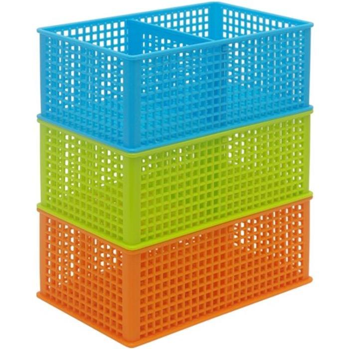 RG7561O2텔 칸칸 바스켓 소 색상램덤 수납함 정리함