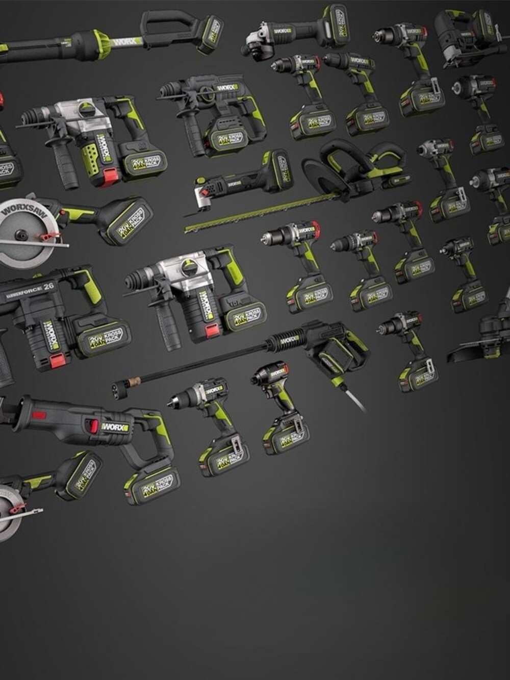 에어 스프레이 건 페인트 라텍스 헬드 핸드 전기 스프레이크 WORX WU056 충전식