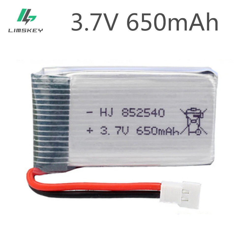 3.7V 650mAh 30C lipo 배터리 Syma X5C-1 X5C X5SC X5SW X6SW H9D H5C LiDiRC L15FW RC 드론 부품