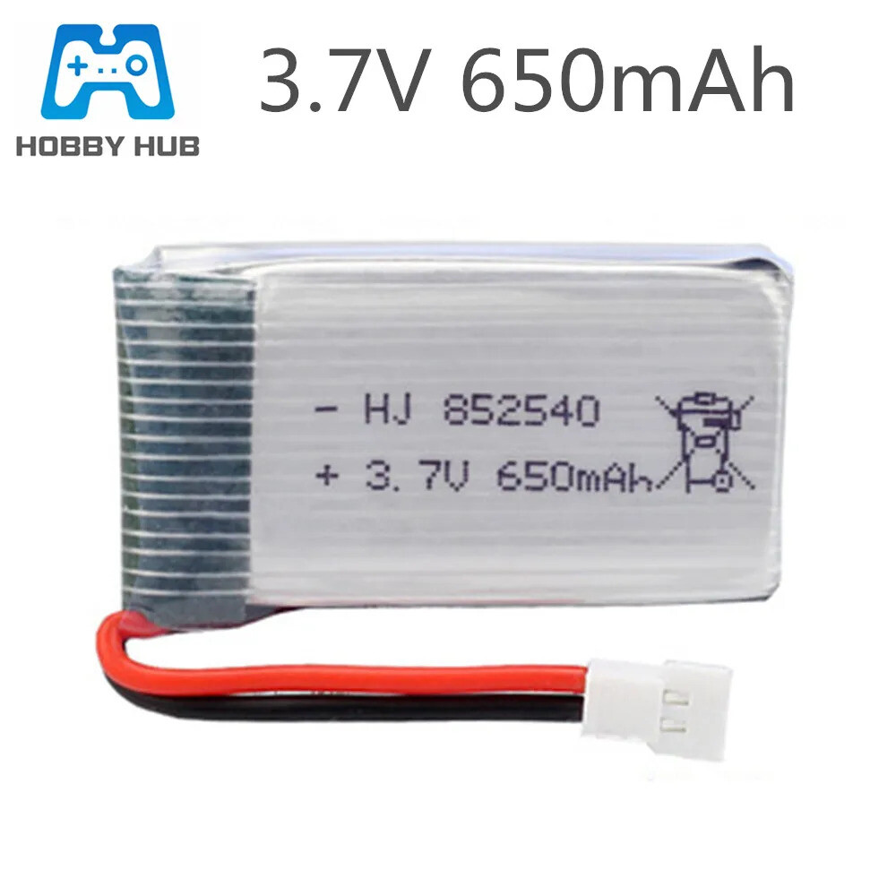3.7V 650mAh 30C lipo 배터리 Syma X5C-1 X5C X5SC X5SW X6SW H9D H5C LiDiRC L15FW RC 드론 부품