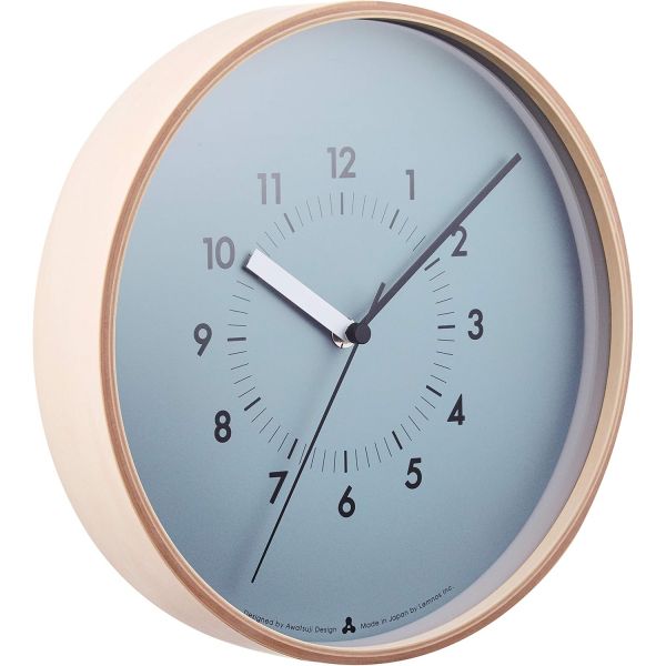 렘노스 시계 아날로그 일반 쿼츠 시계 천연색 바탕 SOSO 블루 Lemnos 램노스