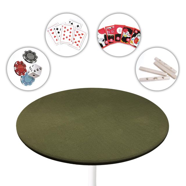 원형 화투 게임 포커 매트 테이블보 군용모포 커버홀덤 바둑이 카드 원탁보
