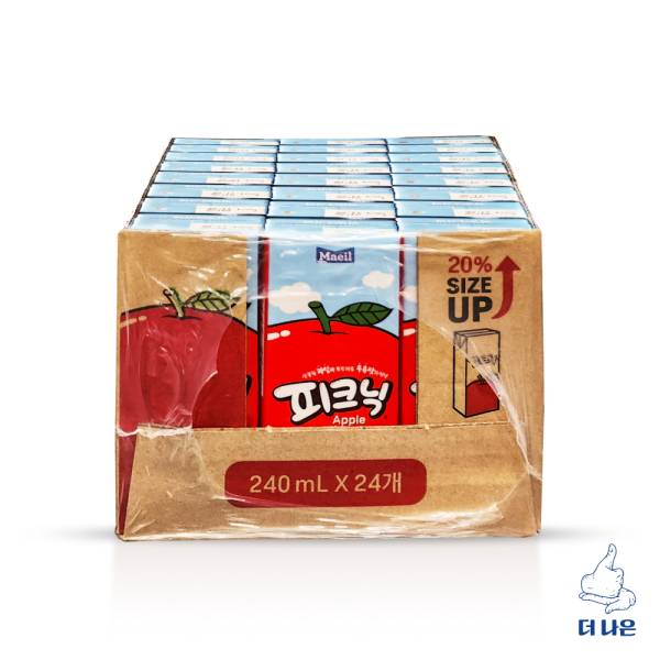 [오늘출발] 매일유업 피크닉 사과 240ml X 24입 / 무료배송