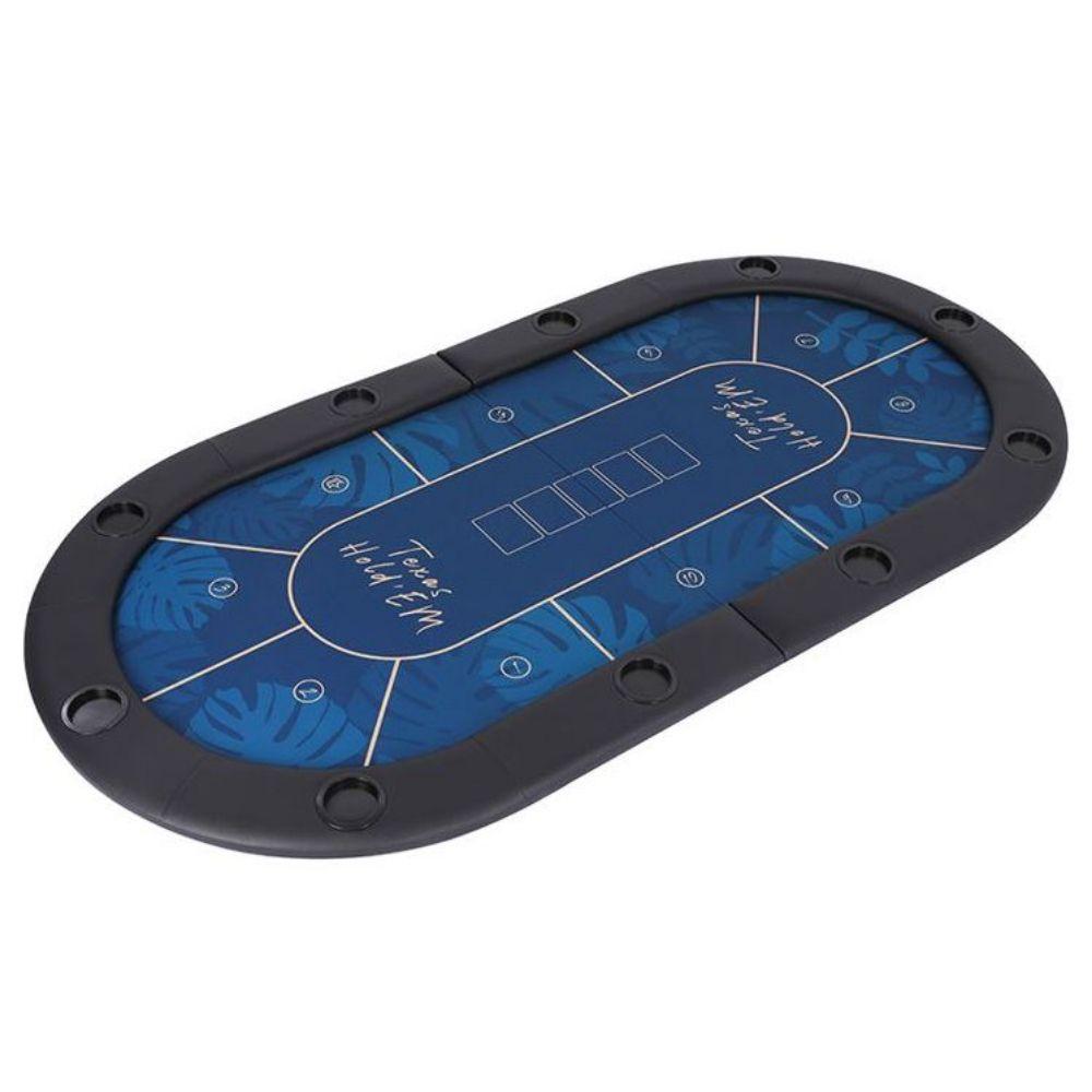 대형 홀덤 매트 원카드 바카라 보드 원형 게임용 소품 접이식 휴대가방