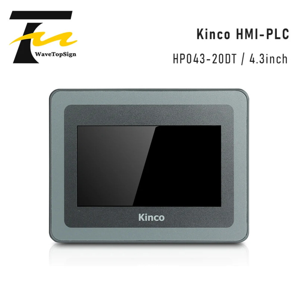 [오늘출발] Kinco HP043-20DT HMI PLC 올인원 4.3 인치 터치 스크린 프로그래밍 가능 컨트롤러 통합 패널 DI9 DO9 2AI