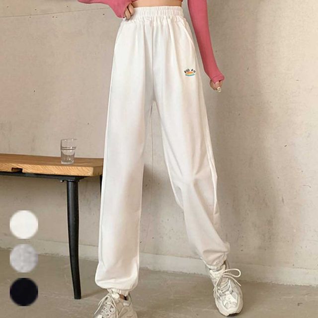 원마일 여자 조거 팬츠 캐주얼 트레이닝 바지 스트릿밴딩 와일드 스트링 여성 조커