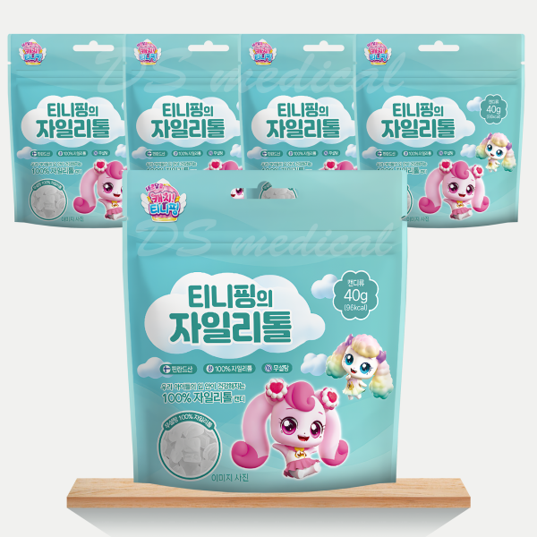 [오늘출발]리더스인팜 캐치 티니핑 핀란드산 자일리톨 캔디 5개 / 무설탕 무색소 약국 양치용품 아기 유아 키즈 어린이 캔디류