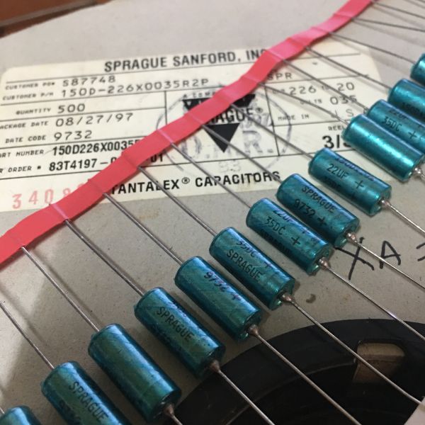 피버 오디오 탄탈럼 캐패시터 S P R A G U E 150D 시리즈 22UF 35V 1 개 가격