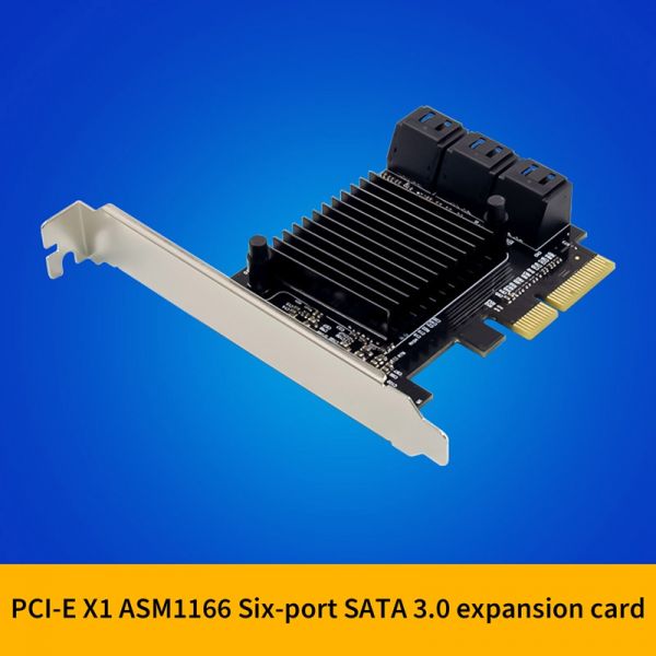 PCIE SATA III IPFS 서버 클래스 하드 디스크 확장 카드 라이저 카드 컨트롤러 데스크탑용 멀티플라이어