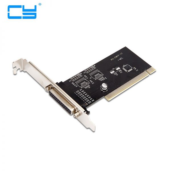 Novo PCI Paralela placa Controladora 1-Port 무료 atacado Frete Com TX382B 칩 25 핀