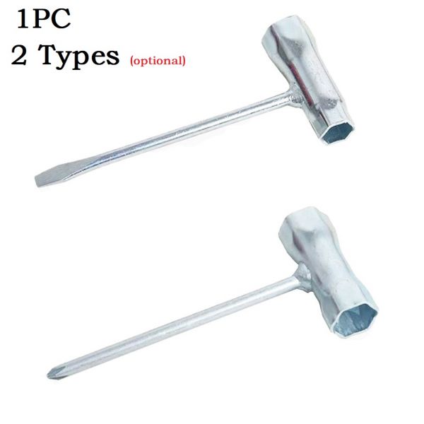 점화 플러그 소켓 렌치 스테인레스 스틸 스패너 콤비네이션 가솔린 체인톱용 슬롯 스크루드라이버 13mm