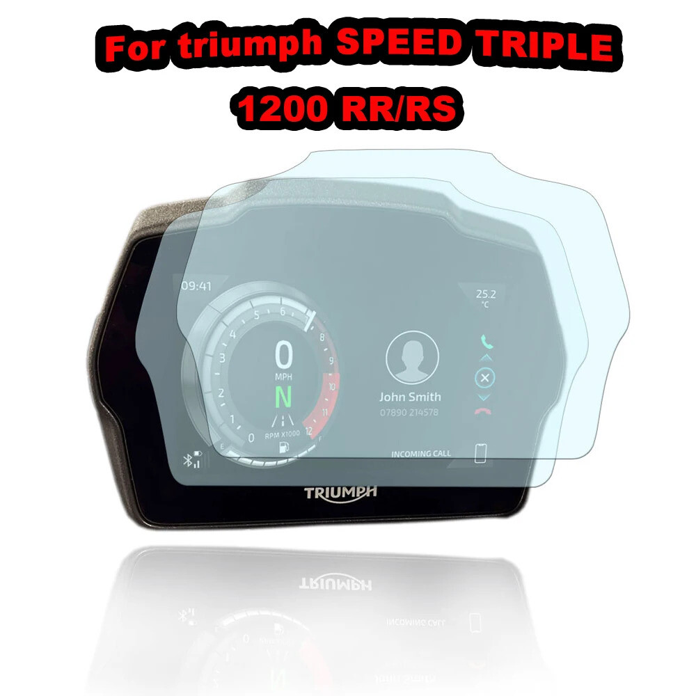 바이크 오토바이 대시보드 속도계 스크래치 클러스터 스크린 보호 계기 필름 승리 속도 트리플 1200 rr/rs