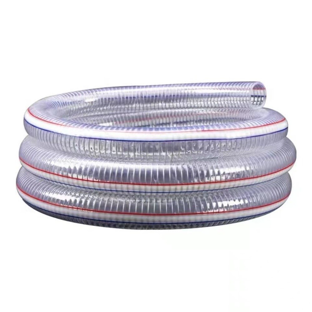 투명 주름관 PVC 호수 덕트 PU 자바라 내경 100mm이상-내경 102(벽두께 5mm)(1미터 가격)