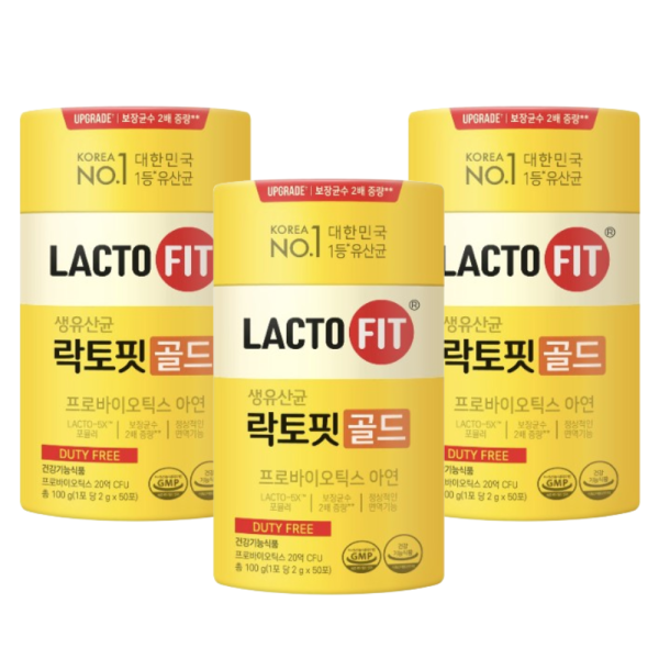 락토핏 종근당건강 생유산균 락토핏 골드 3통 (150일분)