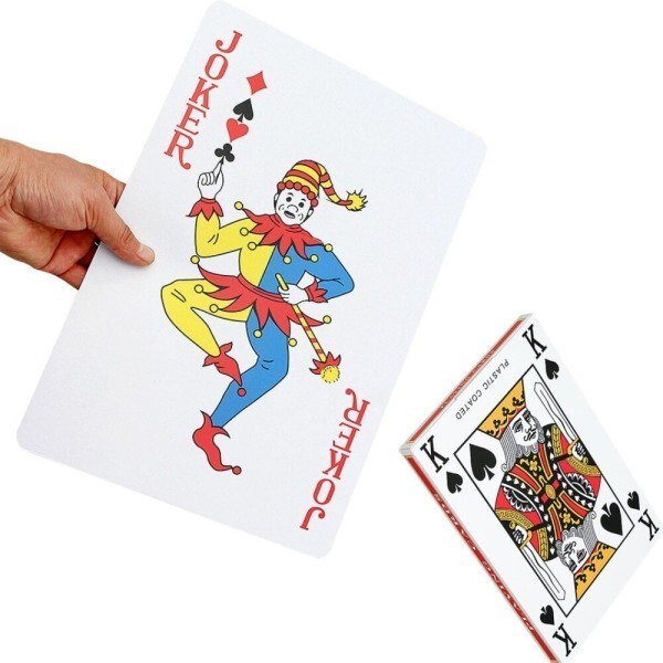 [오늘출발] TS70351 대형 울트라 트럼프 카드 25.8x37cm 점보 플레이 포커 원카드