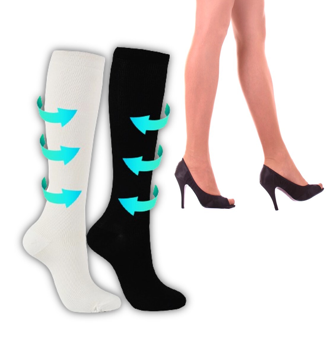 종아리압박밴드효과 다리 발목 종아리 얇아보이는양말 혈순종 탄력밴드