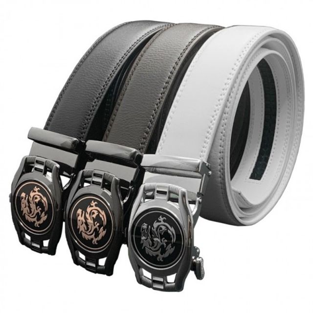 [오늘출발] 가죽 밸트 허리띠 선물 취업 캐주얼 진드래곤 정 버클 벨트 남성 명품 남자 골프