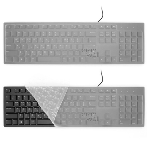 [오늘출발]오랜웰 델 KB216 전용 풀커버 키보드덮개 커버 키스킨(54)