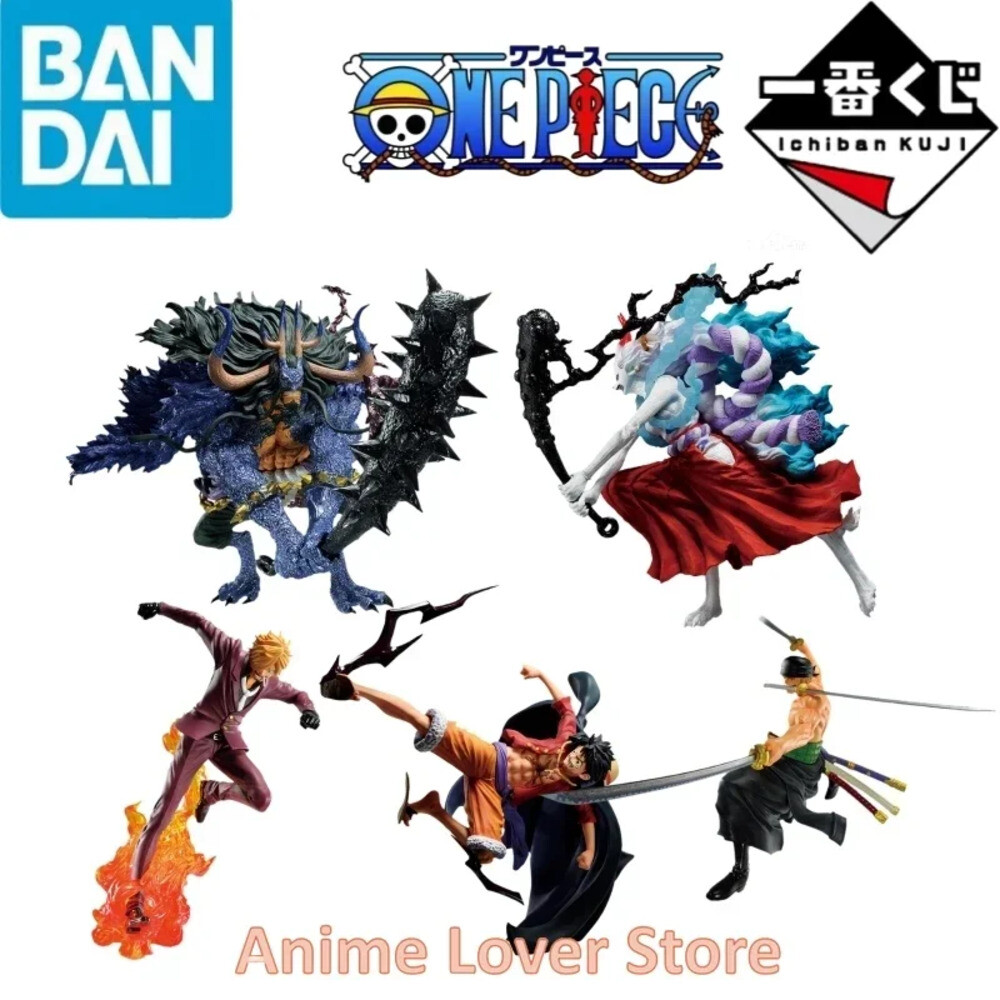 오리지널 원피스 이치반 쿠지 트레저 크루즈 카이두 야마토 루피 로로노아 조로 상지 애니메이션 피규어