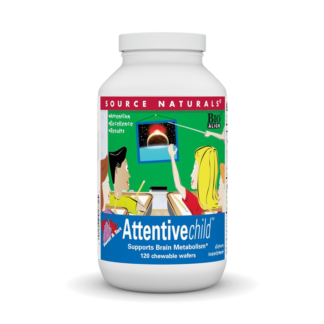 [해외] Source Naturals 어텐티브 차일드 120 타블렛