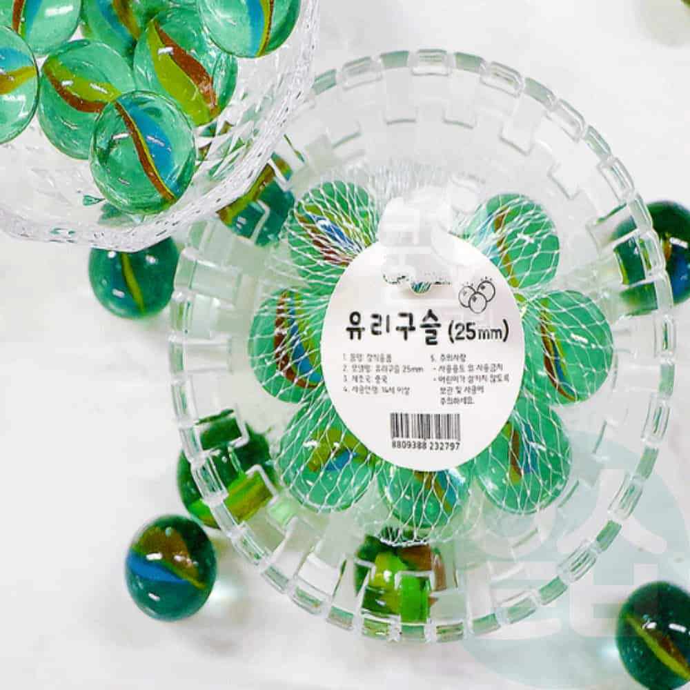 위라이즈 구슬치기25mm (10개입) 1개 왕구슬 구슬놀이 추억의게임 유리알 구슬알 옛날놀이 홀짝 추억의놀이