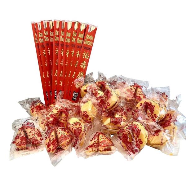 [오늘출발] 파티 번들 Fortune 쿠키 판다 카리 대나무 젓가락