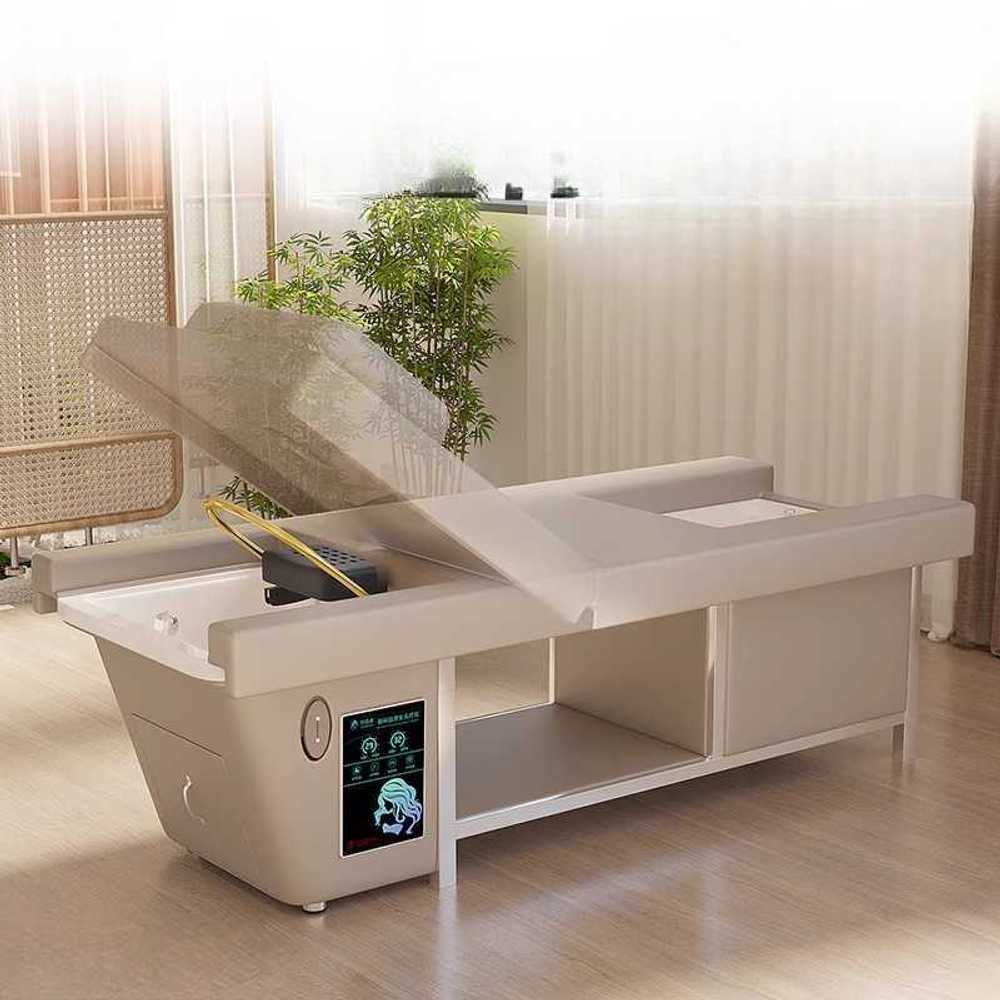 고급 미용실 샴푸대 샴푸침대 마사지베드 족욕 이발소 강남 스파 케어 업소용 두피 테라피 트리트먼트 베이