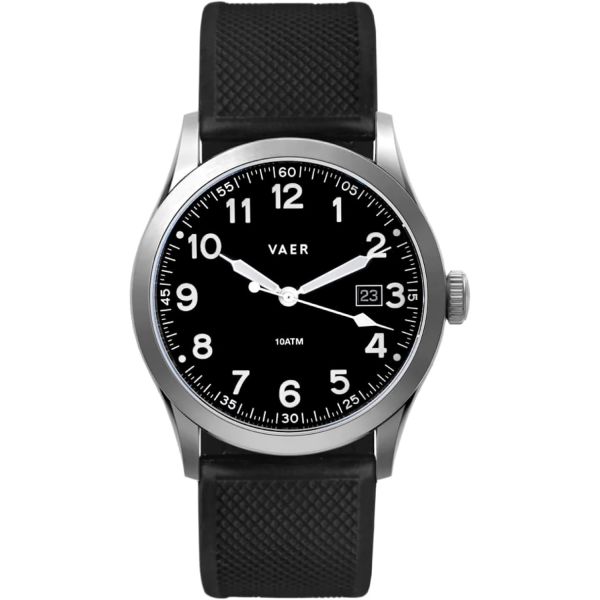 Vaer 남성시계 쿼츠무브먼트 긁힘방지 사파이어 크리스탈 잠금식 스크류 2차대전 A-11 군용시계 레플리카